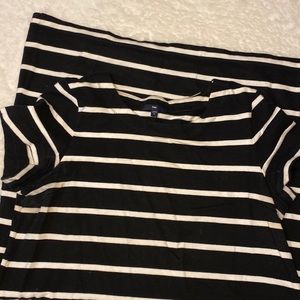 Black and White Gap Dress